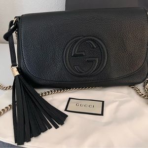Black, Gucci handbag